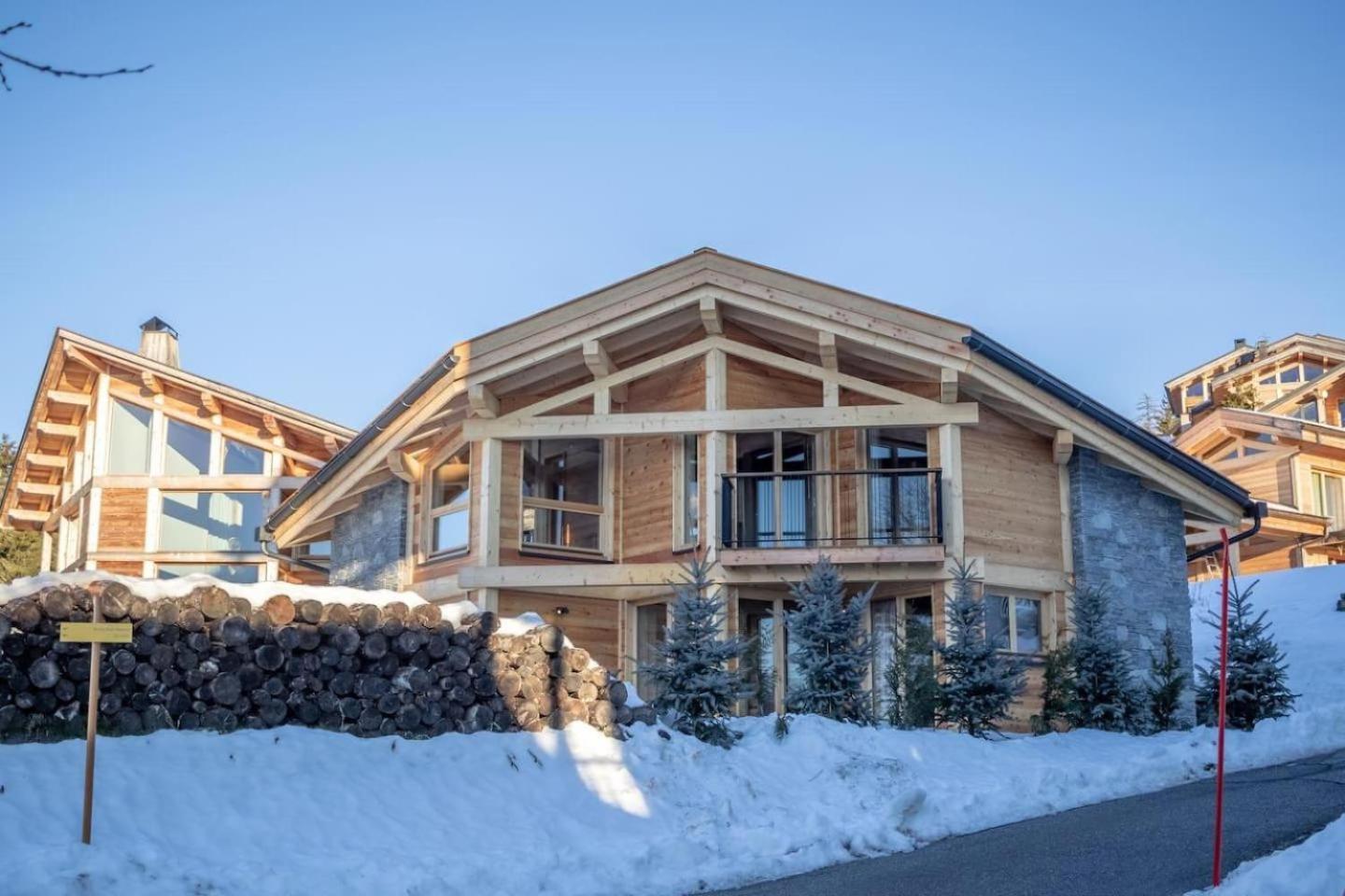 Вилла Chalet Bela Vya 0 - Ski Et Spa Бур-Сен-Морис Экстерьер фото