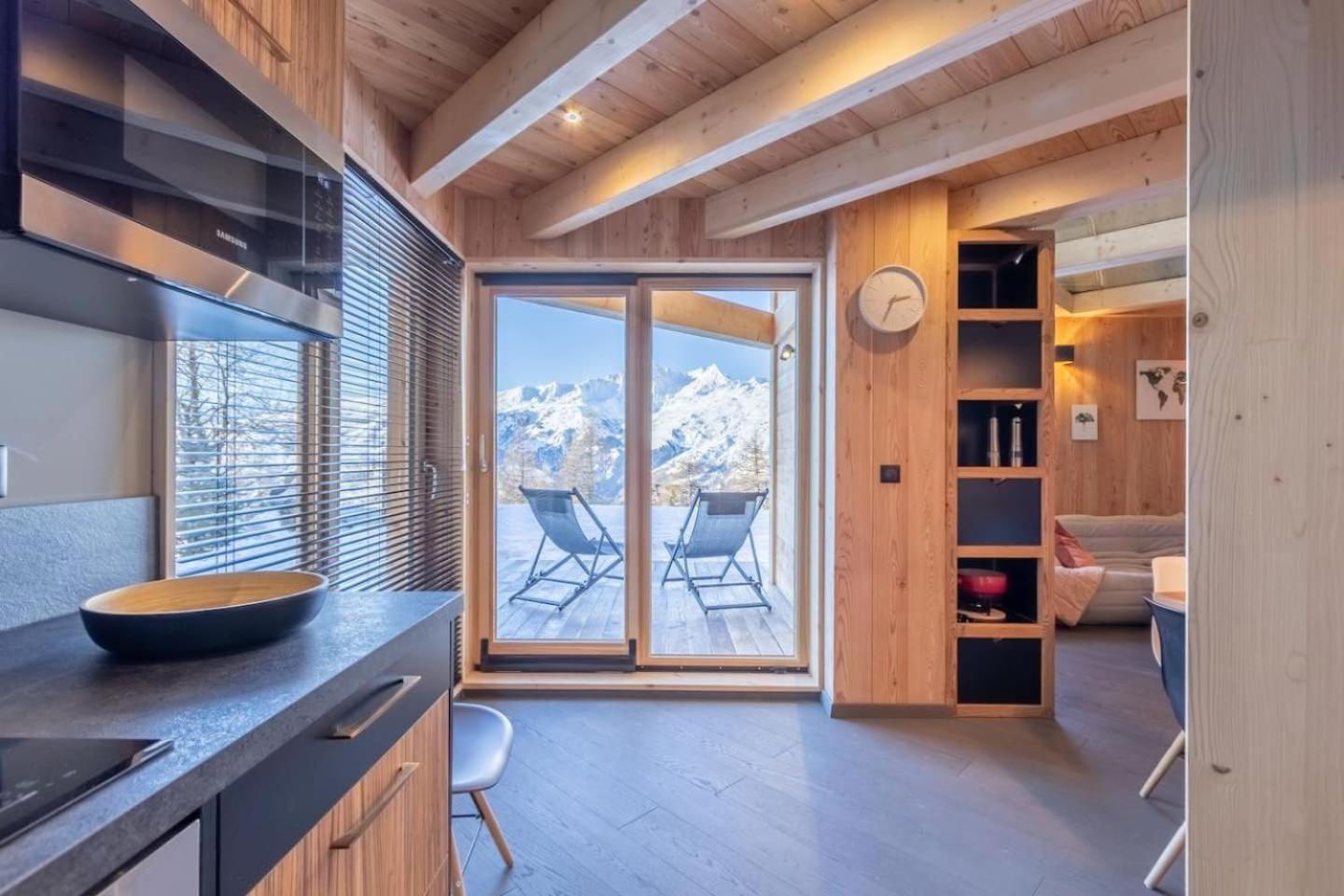 Вилла Chalet Bela Vya 0 - Ski Et Spa Бур-Сен-Морис Экстерьер фото